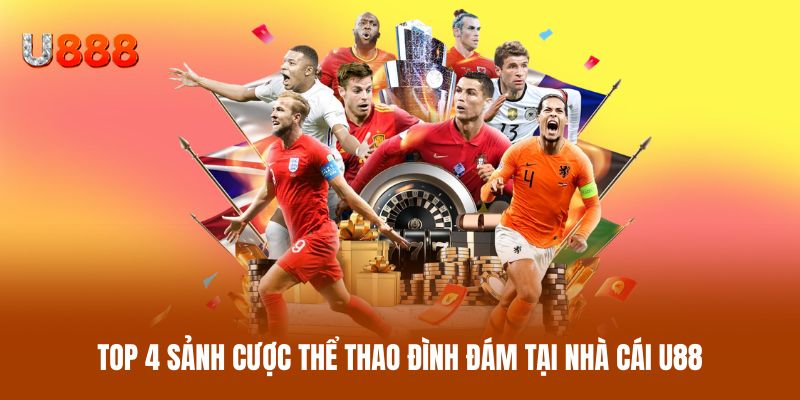 Top 4 sảnh cược thể thao đình đám tại nhà cái U88